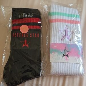 Jeffree Star Black and White Socks Set